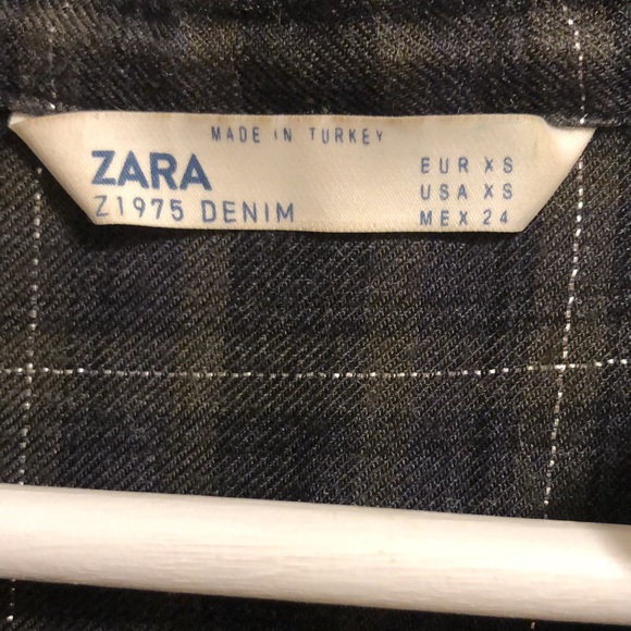 Zara Checkered Metallic Thread Dress - Picture 4 of 6